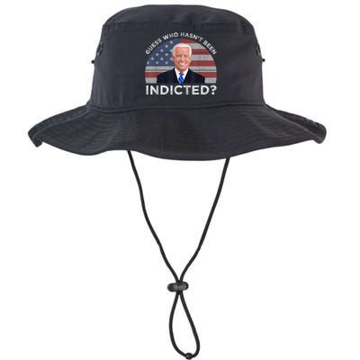 Funny Guess Who Hasnt Been Indicted Joe Biden Humor Choice Legacy Cool Fit Booney Bucket Hat