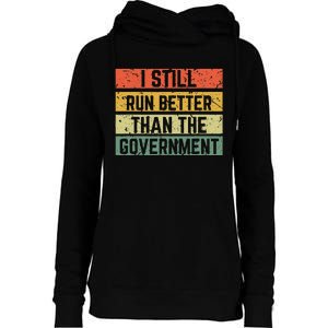 Funny Government Wheelchair Disability Handicap Ampu Gift Womens Funnel Neck Pullover Hood