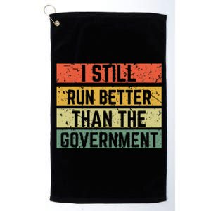 Funny Government Wheelchair Disability Handicap Ampu Gift Platinum Collection Golf Towel