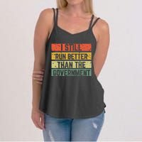 Funny Government Wheelchair Disability Handicap Ampu Gift Women's Strappy Tank