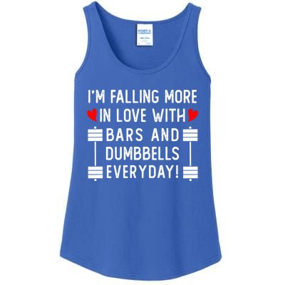 Funny Gym Workout Valentine's Day Bodybuilding Gift Ladies Essential Tank