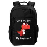 Funny Get Well Broken Arm Gift Dinosaur With A Cast Daily Commute Backpack