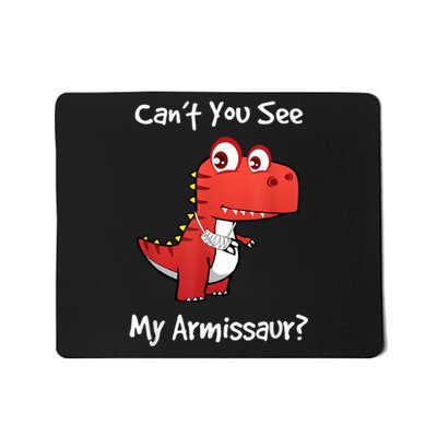 Funny Get Well Broken Arm Gift Dinosaur With A Cast Mousepad