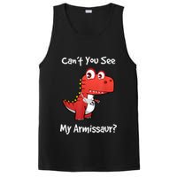 Funny Get Well Broken Arm Gift Dinosaur With A Cast PosiCharge Competitor Tank
