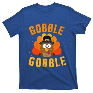 Funny Gobble With Cute Turkey For Thanksgiving Dinner Meaningful Gift T-Shirt