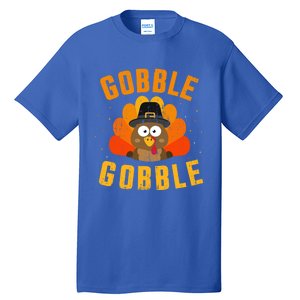 Funny Gobble With Cute Turkey For Thanksgiving Dinner Meaningful Gift Tall T-Shirt