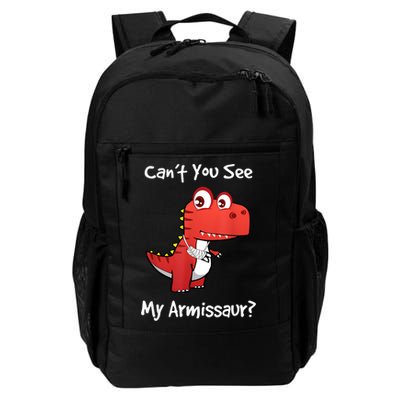 Funny Get Well Broken Arm Dinosaur With A Cast Backpack