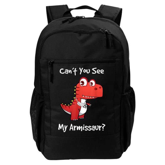 Funny Get Well Broken Arm Dinosaur With A Cast Backpack