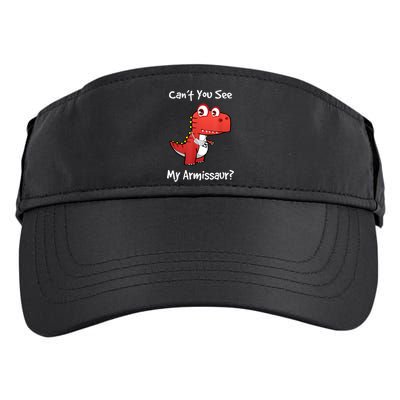 Funny Get Well Broken Arm Dinosaur With A Cast Adult Drive Performance Visor