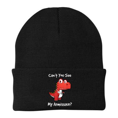Funny Get Well Broken Arm Dinosaur With A Cast Beanie