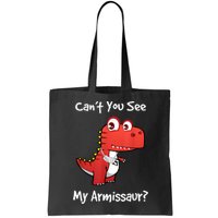 Funny Get Well Broken Arm Dinosaur With A Cast Bag