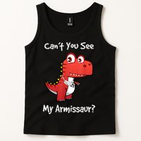 Funny Get Well Broken Arm Dinosaur With A Cast Tank Top