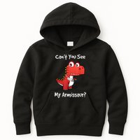 Funny Get Well Broken Arm Dinosaur With A Cast Kids Hoodie