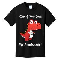 Funny Get Well Broken Arm Dinosaur With A Cast Kids T-Shirt