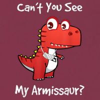 Funny Get Well Broken Arm Dinosaur With A Cast 16oz Travel Tumbler