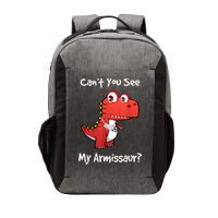 Funny Get Well Broken Arm Dinosaur With A Cast Vector Backpack