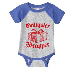 Funny Gangster Wrapper Christmas Gift Swea Infant Baby Jersey Bodysuit