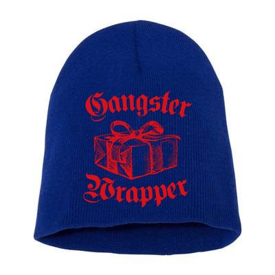 Funny Gangster Wrapper Christmas Gift Swea Short Acrylic Beanie