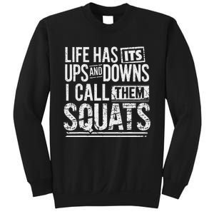 Fitness Gym Workout Weights Squat Sweatshirt