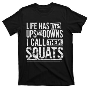 Fitness Gym Workout Weights Squat T-Shirt