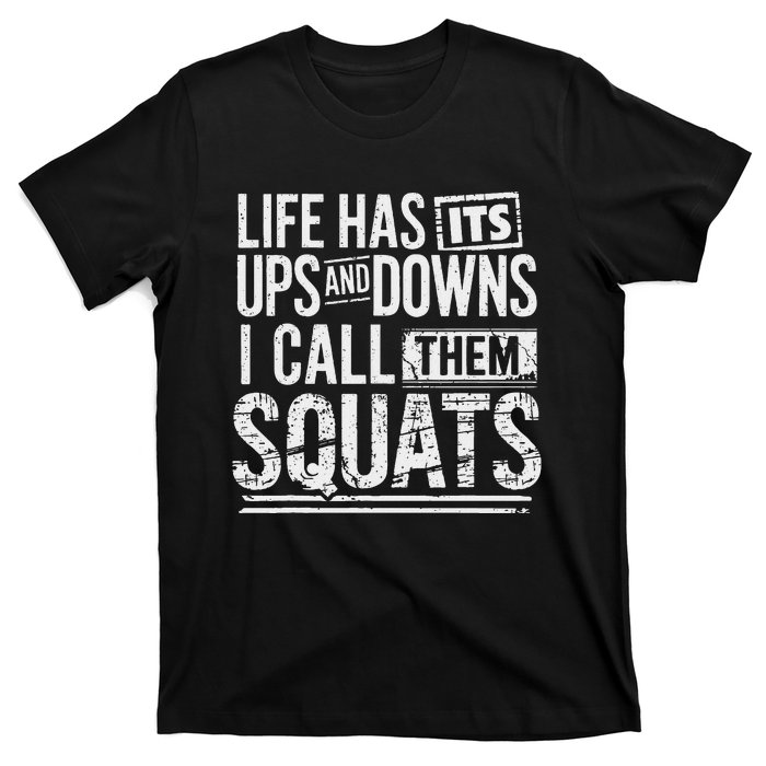 Fitness Gym Workout Weights Squat T-Shirt