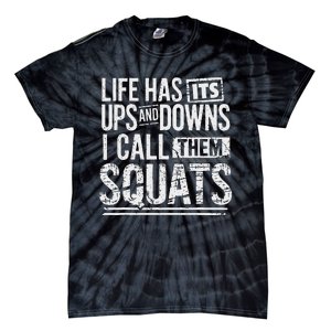 Fitness Gym Workout Weights Squat Tie-Dye T-Shirt