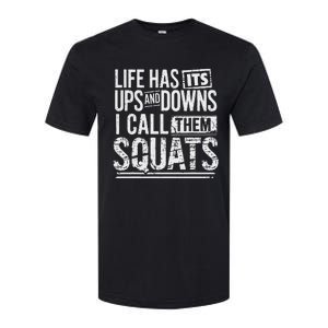 Fitness Gym Workout Weights Squat Softstyle CVC T-Shirt