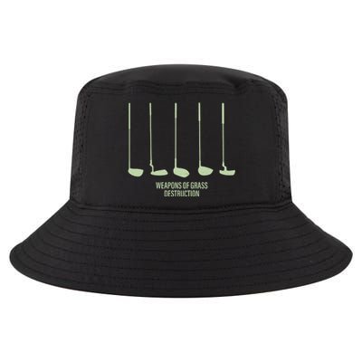 Funny Golf Weapons Of Grass Destruction Golf Clubs Drivers Cool Comfort Performance Bucket Hat