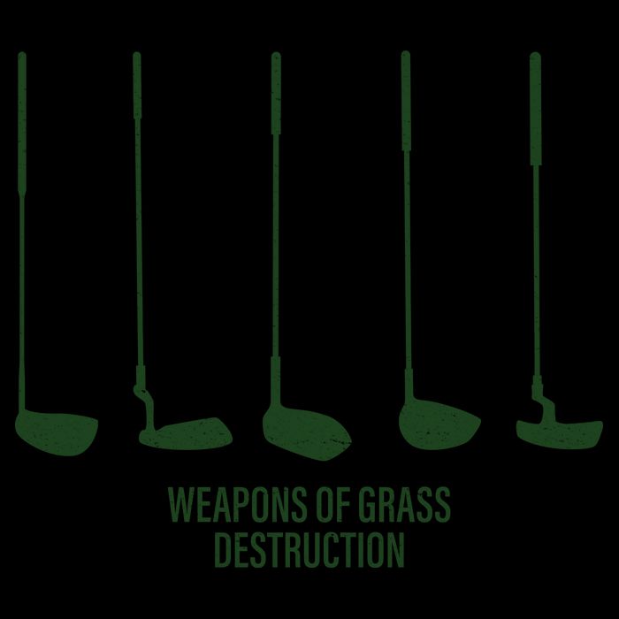 Funny Golf Weapons Of Grass Destruction Golf Clubs Drivers Mug
