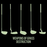 Funny Golf Weapons Of Grass Destruction Golf Clubs Drivers Tank Top