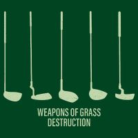 Funny Golf Weapons Of Grass Destruction Golf Clubs Drivers Long Sleeve Shirt