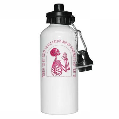 Funny Gym Workout Halloween Clothing Aluminum Water Bottle