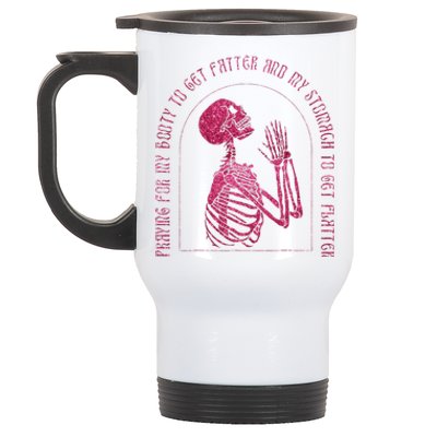 Funny Gym Workout Halloween Clothing Stainless Steel Travel Mug