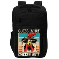 Funny Guess What Chicken Butt Chicken Meme Impact Tech Backpack