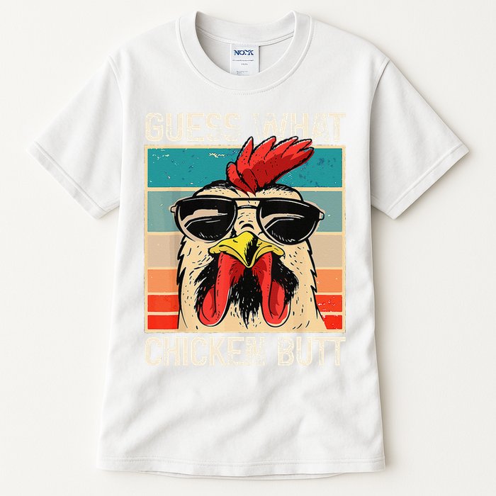 Funny Guess What Chicken Butt Chicken Meme Tall T-Shirt