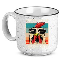 Funny Guess What Chicken Butt Chicken Meme 15oz Campfire Ceramic Mug