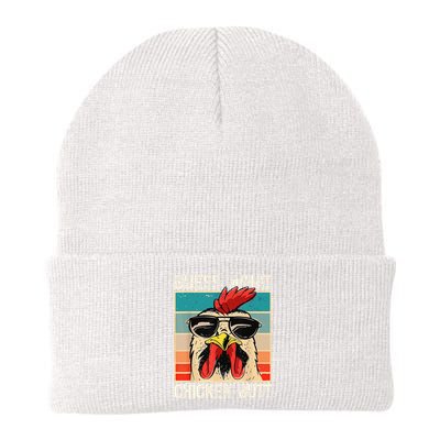 Funny Guess What Chicken Butt Chicken Meme Beanie