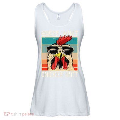 Funny Guess What Chicken Butt Chicken Meme Ladies Essential Flowy Tank
