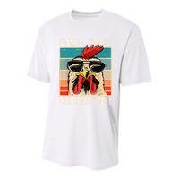 Funny Guess What Chicken Butt Chicken Meme Youth Performance Sprint T-Shirt
