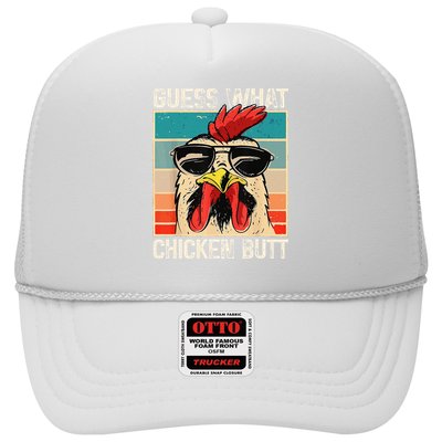 Funny Guess What Chicken Butt Chicken Meme Trucker Hat