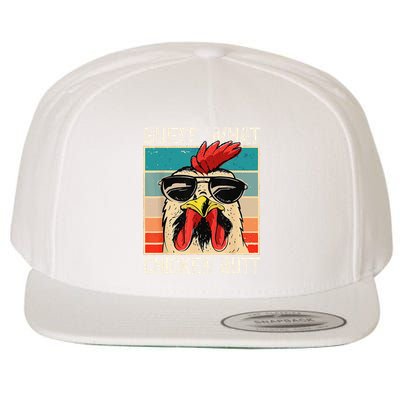 Funny Guess What Chicken Butt Chicken Meme Wool Snapback Cap