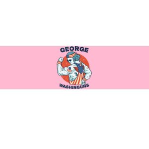 Funny George Washinguns Workout Patriotic 4th Of July Gift Bumper Sticker