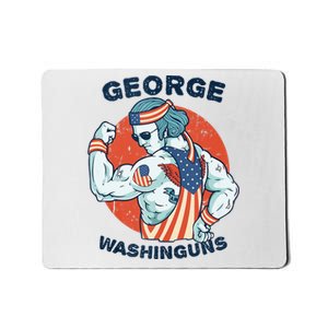 Funny George Washinguns Workout Patriotic 4th Of July Gift Mousepad