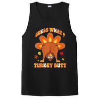 Funny Guess What Turkey Butt Thanksgiving PosiCharge Competitor Tank