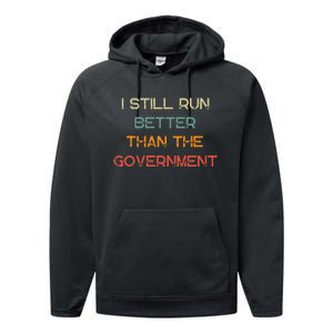 Funny Government Wheelchair Disability Handicap Amputee Gift Performance Fleece Hoodie