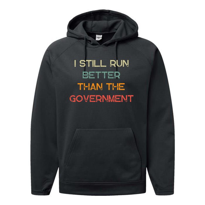 Funny Government Wheelchair Disability Handicap Amputee Gift Performance Fleece Hoodie