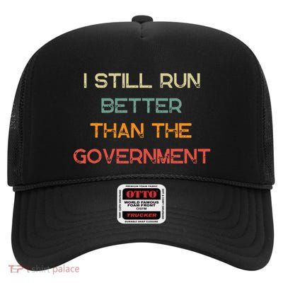 Funny Government Wheelchair Disability Handicap Amputee Gift High Crown Mesh Back Trucker Hat