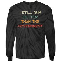 Funny Government Wheelchair Disability Handicap Amputee Gift Tie-Dye Long Sleeve Shirt