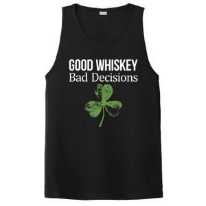 Funny Good Whiskey Bad Decisions Gift PosiCharge Competitor Tank