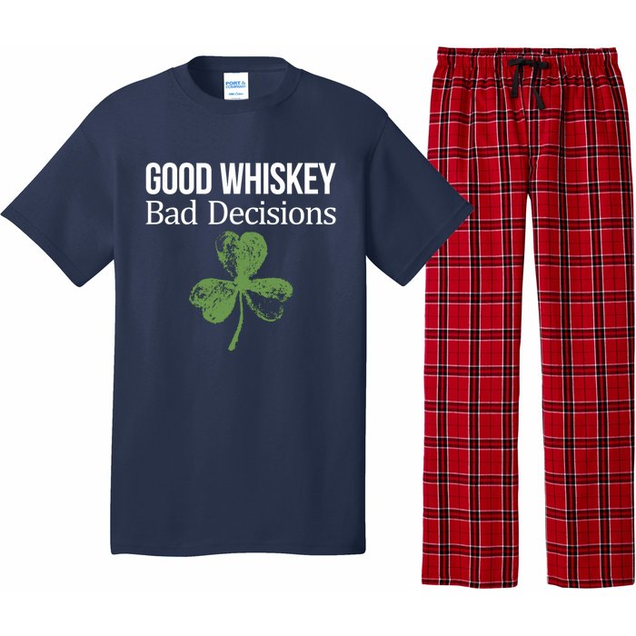 Funny Good Whiskey Bad Decisions Gift Pajama Set